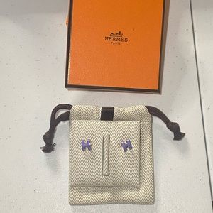 HERMES  NEW mini pop H earrings